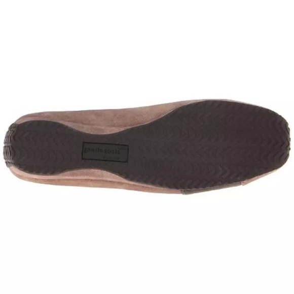 GENTLE SOULS TAUPE FLATS - Picture 3 of 4